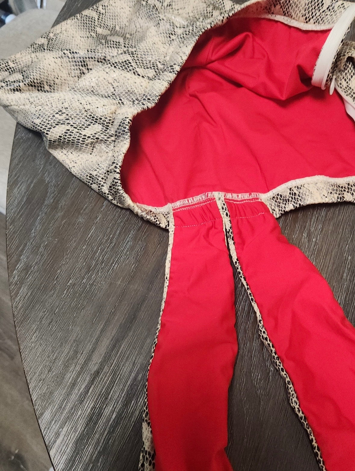 Vixen Romper- Snake Print